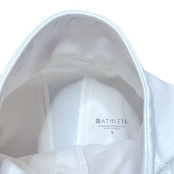 ATHLETA Run Half Zip in Powervita White Size Small - Picture 10 of 10